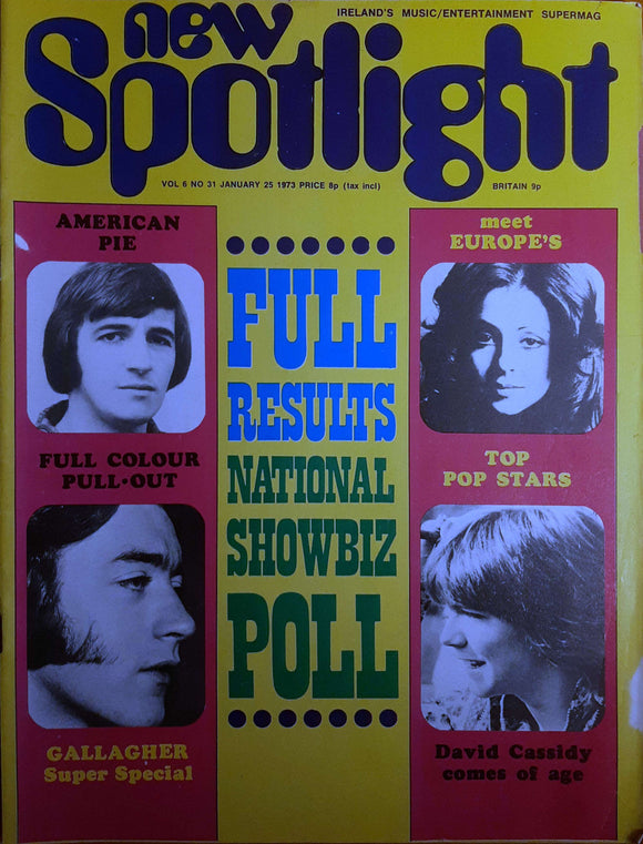 New Spotlight Magazine Vol. 6 No. 31 January 25th 1973