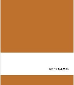 Blank Sam's Notebook, Orange