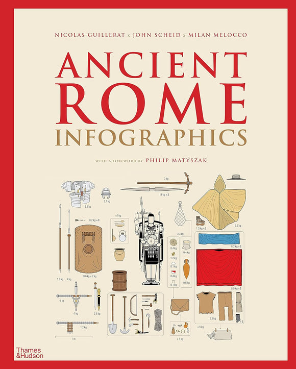 Ancient Rome Infographics; Nicolas Guillerat, John Scheid & Milan Melocco (Thames & Hudson)