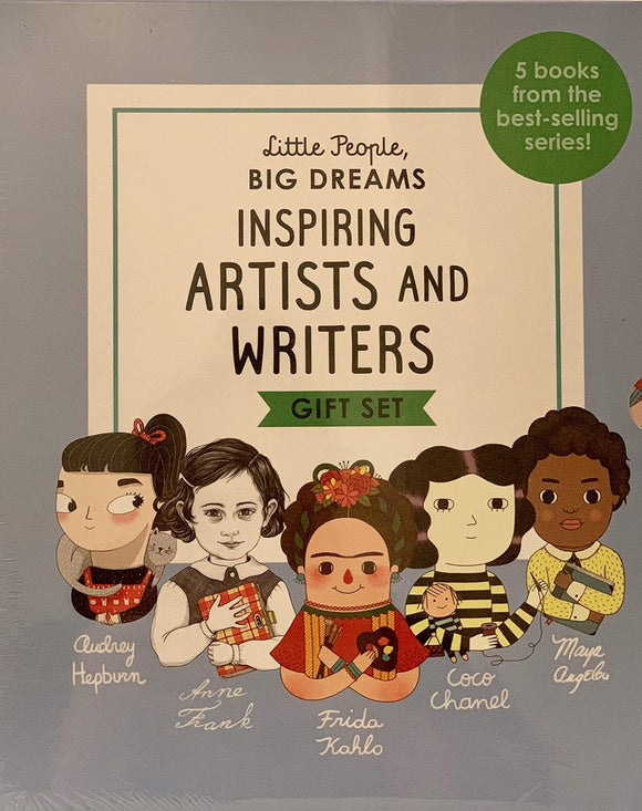 Little People Big Dreams: Inspiring Artists and Writers Gift Set