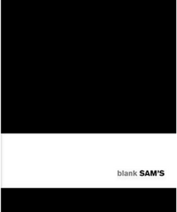 Blank Sam's Notebook, Black