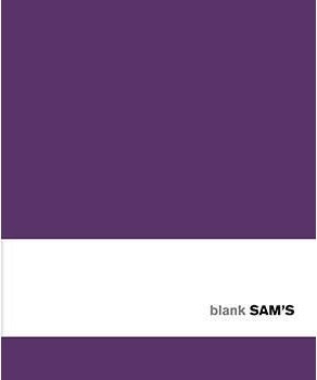 Blank Sam's Notebook, Purple
