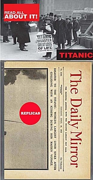 Memorabilia Packs: Titanic Newspaper