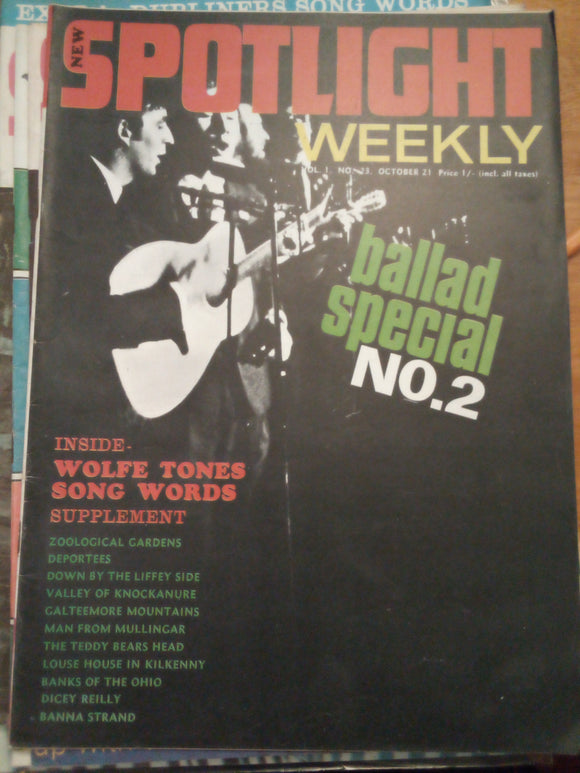 New Spotlight Magazine Vol. 1 No. 23 October 21st 1967