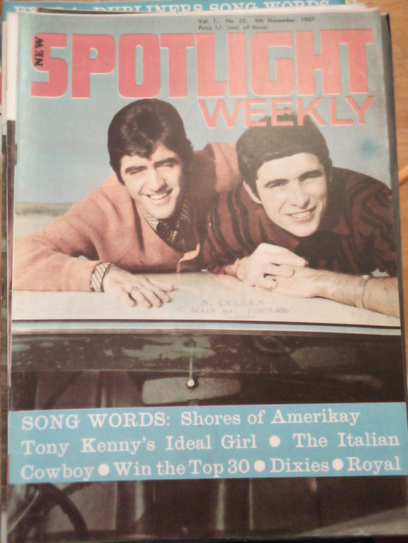 New Spotlight Magazine Vol. 1 No. 25 November 4th 1967