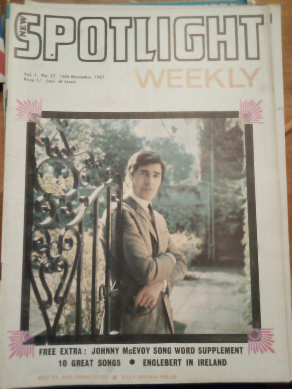 New Spotlight Magazine Vol. 1 No. 27 November 18th 1967