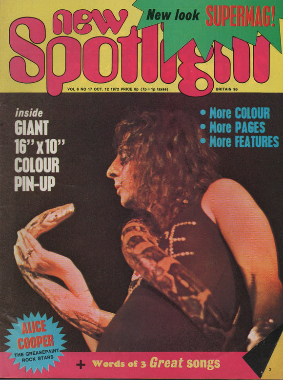 New Spotlight Magazine Vol. 6 No. 17 Oct. 12 1972