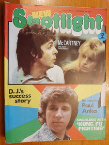 New Spotlight Magazine Vol. 8 No. 14 October 3rd 1974