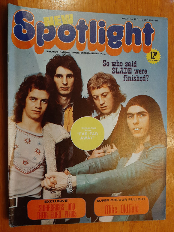 New Spotlight Magazine Vol. 8 No. 18 October 31st 1974
