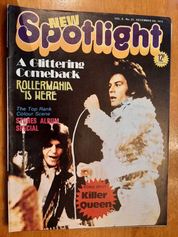 New Spotlight Magazine Vol. 8 No. 23 December 5th 1974